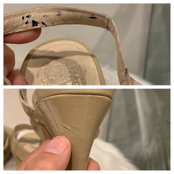 EUC Vince Camuto Jessamae Nude Platform Size 10 - Picture 8 of 8